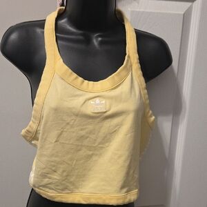 Adidas Women's Yellow Crop Top